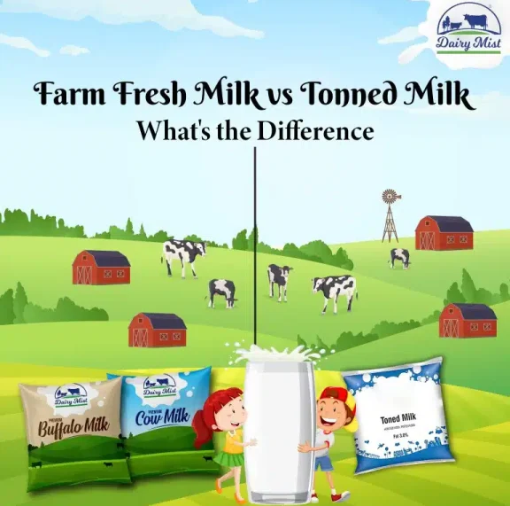 Farm Fresh Milk vs. Toned Milk
