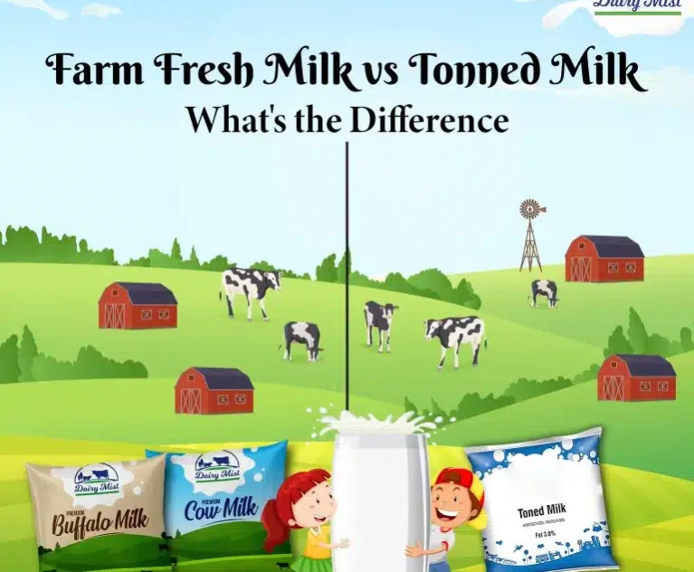 Farm Fresh Milk vs. Toned Milk