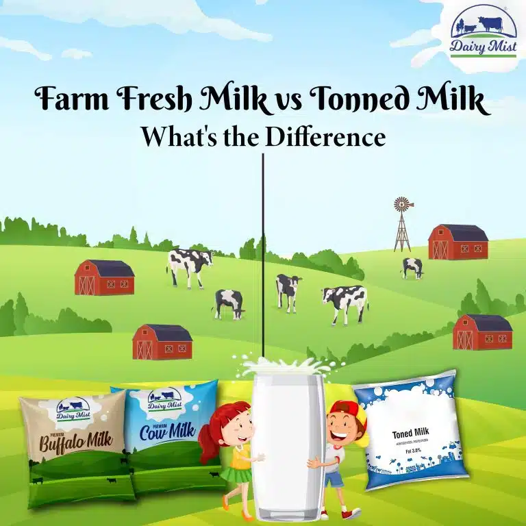 Farm Fresh Milk vs. Toned Milk